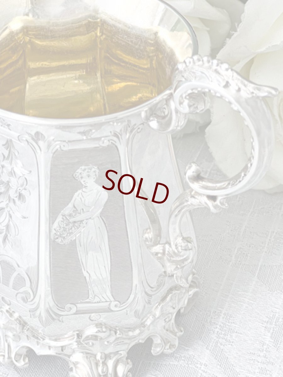 画像4: アンティークシルバー、アンティーク銀器純銀製（925）1853年 ヴィクトリアン チャイルドカップ (4)