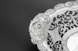 画像7: アンティークシルバー、アンティーク銀器、純銀製（925）1903年　お花の縁飾り 透かし細工　ケーキバスケット