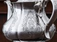 画像8: アンティークシルバー、アンティーク銀器、純銀製(925)　1859年　美しいスクロールとシールド装飾　手彫り彫刻　小さめ　ティーポット