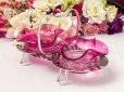 画像2: アンティークシルバー、アンティーク銀器、シルバープレート　花びらのような美しいクランベリーグラス　ダブルジャムディッシュ