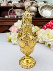 画像4: アンティークシルバー、アンティーク銀器、純銀製（925) ネオクラシカル 総金鍍金 シュガーシフターキャニスター ペアセット (4)