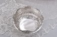 画像4: アンティークシルバー、アンティーク銀器、純銀製(925)　1899年　ハンドエンボシング　美しいスクロールとシールド装飾　ローズボウル  (4)