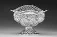 画像5: アンティークシルバー、アンティーク銀器、純銀製（925）1892年 ヴィクトリアンロココ彫刻と透かし細工 グラスとグリル付きローズボウル