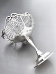 画像6: アンティークシルバー、アンティーク銀器、純銀製(925) 1938年リボンガーランドの 透かし細工　ボンボンディッシュ