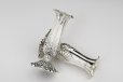 画像11: アンティークシルバー、アンティーク銀器、純銀製(925)  1911年　Walker & Hall　可愛らしい小さ目サイズ　スクロールとロカイユ装飾の一輪挿し　ペアセット