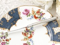 画像6: アンティークシルバー、アンティーク銀器、純銀製(925) 1901年　白蝶貝ハンドル　スクロールの手彫り装飾　ティーナイフ6本セット (6)