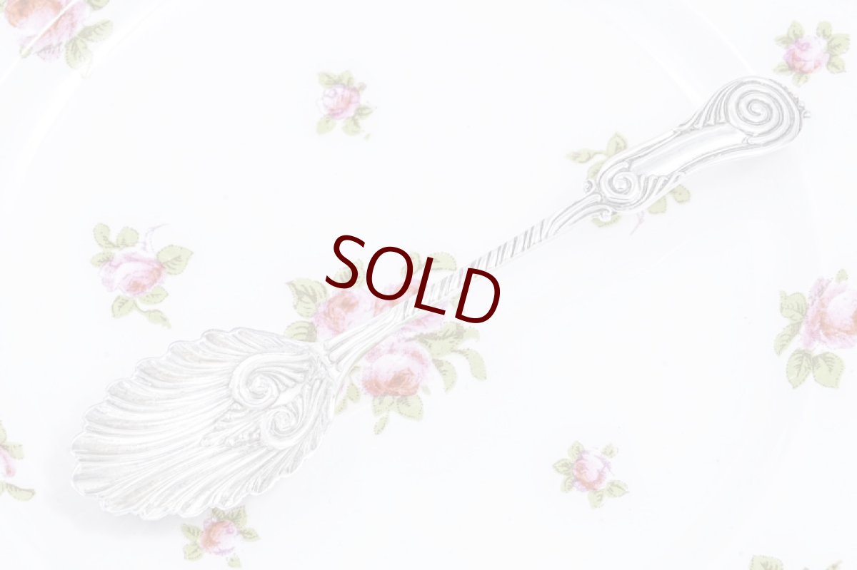 画像8: アンティークシルバー、アンティーク銀器、純銀製（925）1906年　超美品 マッピン＆ウェッブ シェル型　ティースプーン6本＆シュガートング セット (8)