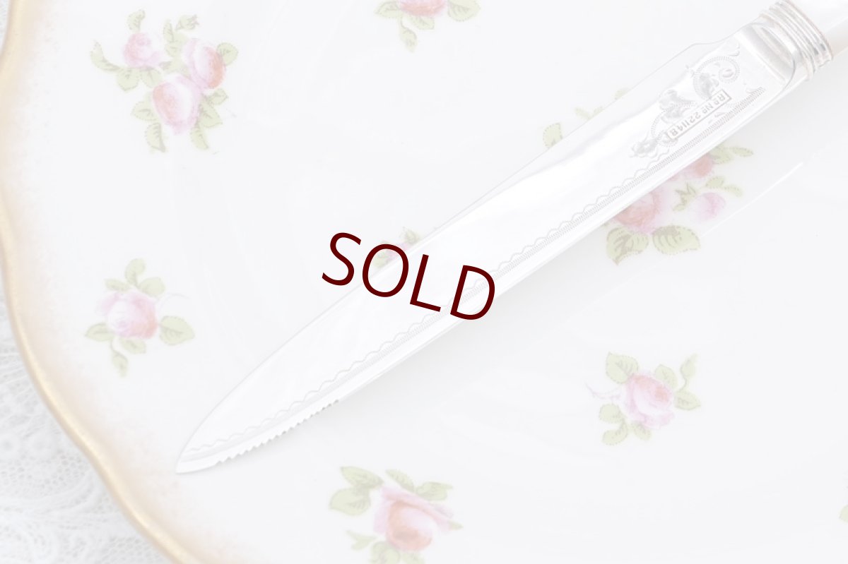 画像18: アンティークシルバー、アンティーク銀器、希少 純銀製(925) 白蝶貝ハンドル  フィッシュカトラリー6組&デザートカトラリー6組 24本セット (18)