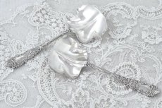 画像2: アンティークシルバー、アンティーク銀器、純銀製(925) 1898年 ロココスタイル　ジャムスプーンセット (2)