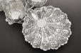 画像5: アンティークシルバー、アンティーク銀器、純銀製(925) 1897年 激レア  華やかなロココシェル型 透かし ストロベリーディッシュセット