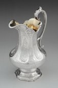 画像12: アンティークシルバー、アンティーク銀器、純銀製(925) 1845年 バーナード 特級 スクロールとお花のエングレービング　ティー&コーヒー４点セット