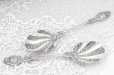 画像3: アンティークシルバー、アンティーク銀器、純銀製(925)  1896年 エンジェルの装飾 ロココスタイル ペア デザートサービングスプーンセット (3)