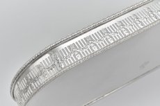 画像7: ヴィンテージシルバー シルバープレート製　オーバル　バー　ギャラリートレイ (7)