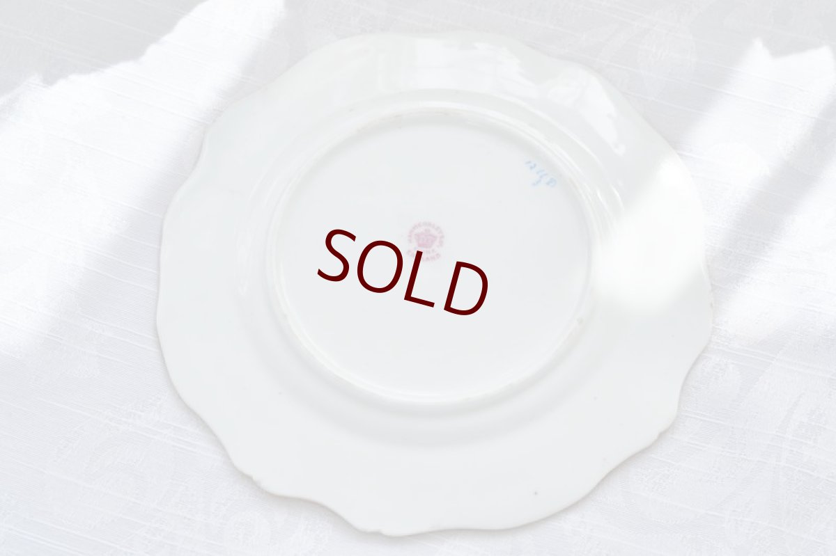 画像9: アンティーク陶磁器 ハマースレイ　ドレスデンスプレイズ　トリオセット　美しいハンドペイント　金彩とフローラルブーケ (9)