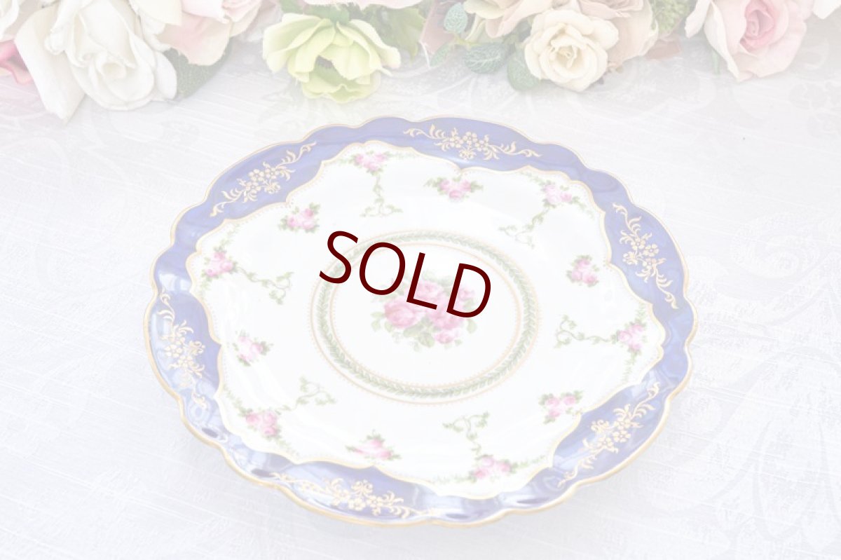 画像14: アンティーク陶磁器　c.1900　ジョージ・ジョーンズ デザートプレート6枚＆デザートボウル2個セット (14)