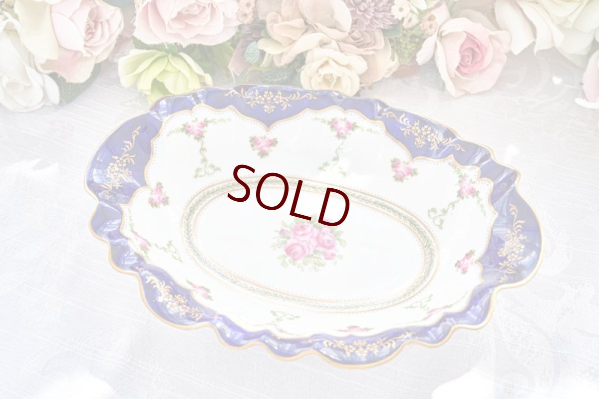 画像8: アンティーク陶磁器　c.1900　ジョージ・ジョーンズ デザートプレート6枚＆デザートボウル2個セット (8)