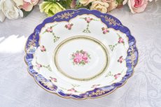 画像2: アンティーク陶磁器　c.1900　ジョージ・ジョーンズ デザートプレート6枚＆デザートボウル2個セット (2)