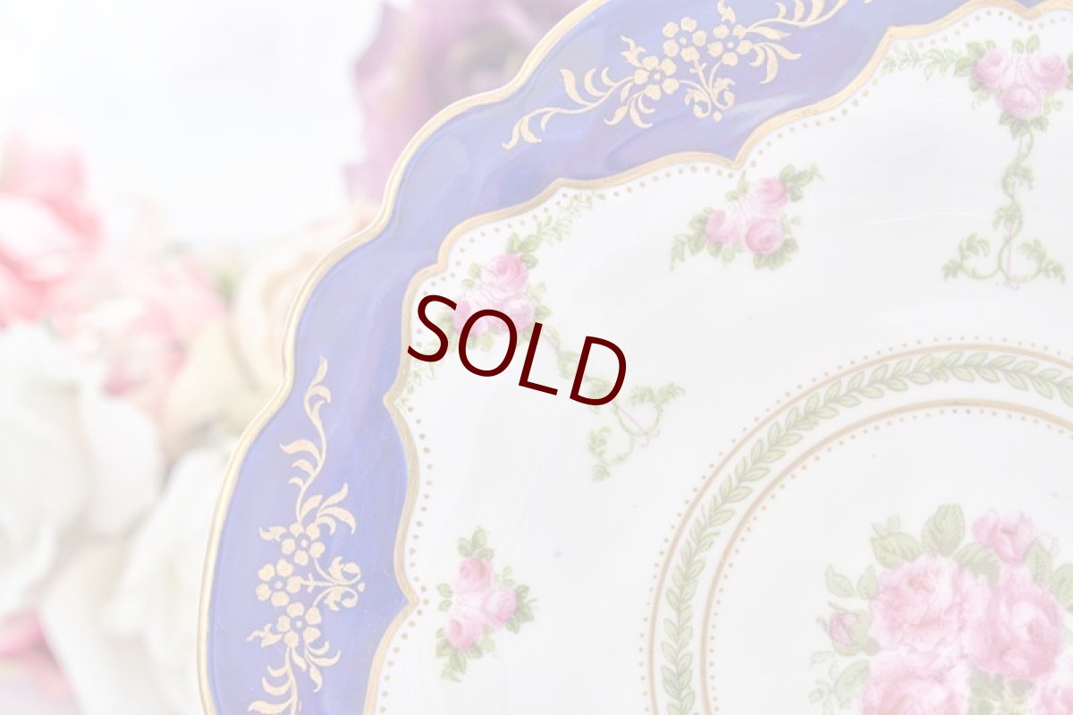 画像13: アンティーク陶磁器　c.1900　ジョージ・ジョーンズ デザートプレート6枚＆デザートボウル2個セット (13)