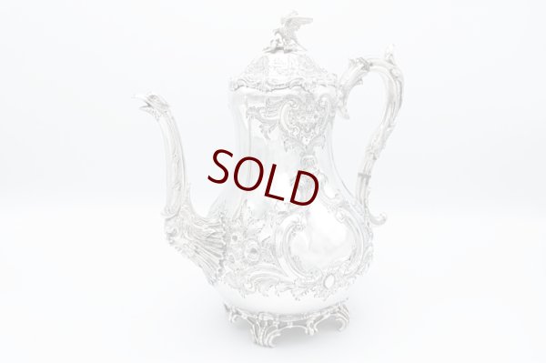 画像9: アンティークシルバー、アンティーク銀器、純銀製(925) 1883年 Martin, Hall 製作 特級 ヴィクトリアンロココ /ルイスタイル ティー＆コーヒーセット