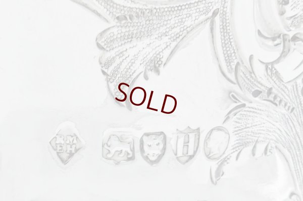 画像14: アンティークシルバー、アンティーク銀器、純銀製(925) 1883年 Martin, Hall 製作 特級 ヴィクトリアンロココ /ルイスタイル ティー＆コーヒーセット