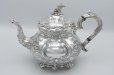 画像2: アンティークシルバー、アンティーク銀器、純銀製(925) 1883年 Martin, Hall 製作 特級 ヴィクトリアンロココ /ルイスタイル ティー＆コーヒーセット (2)