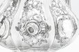 画像6: アンティークシルバー、アンティーク銀器、シルバープレート 特級 1859年 エルキントン 可憐なお花の摘み お花の彫刻ティー３点セット