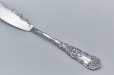 画像3: アンティークシルバー、アンティーク銀器、純銀製(925) 1900年 スクロール＆ ロココ装飾 バターナイフ (3)