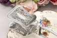 画像4: アンティークシルバー、アンティーク銀器、純銀製(925) 1901年 繊細な透かし細工 貝とスクロールのハンドル　サービングトング