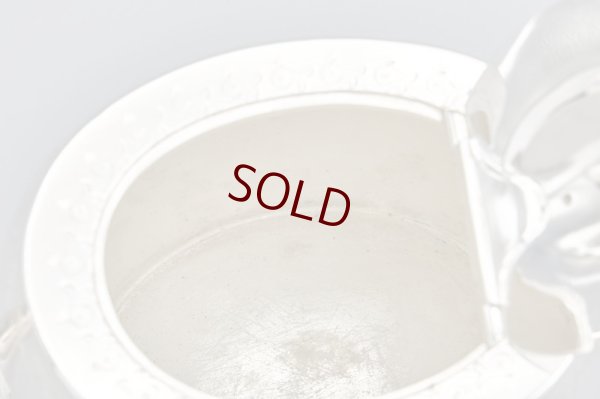 画像8: アンティークシルバー、アンティーク銀器、シルバープレート製  ヴィクトリア時代後期 お花のガーランド彫刻 ティーポット