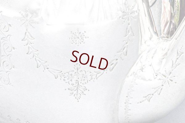 画像5: アンティークシルバー、アンティーク銀器、シルバープレート製  ヴィクトリア時代後期 お花のガーランド彫刻 ティーポット