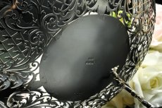 画像8: アンティークシルバー、アンティーク銀器　純銀製（925）1909年　特級　繊細なスクロール透かし細工が見事なフルーツ/ブレッドバスケット (8)