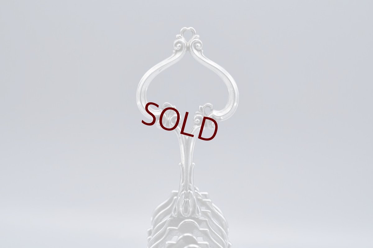 画像7: アンティークシルバー、アンティーク銀器、シルバープレート製　ヴィクトリアン後期　エレガントなトーストラック (7)