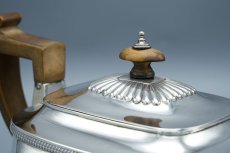 画像8: アンティークシルバー、アンティーク銀器、純銀製(925)ジョージ3世 1808年　ハーフフリューテッドティーポット (8)