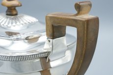 画像9: アンティークシルバー、アンティーク銀器、純銀製(925)ジョージ3世 1808年　ハーフフリューテッドティーポット (9)
