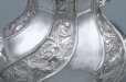 画像10: アンティークシルバー、アンティーク銀器、純銀製(925)1894年美しい葉模様とお花の打ち出しバチェラーサイズティーポット