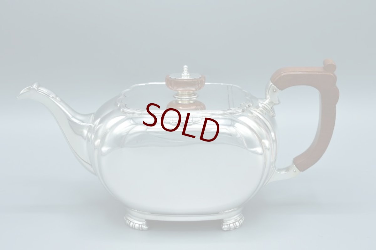 画像2: ヴィンテージ　純銀製(925) 1960/1961年 マッピン＆ウェッブ　アールデコスタイル ティー＆コーヒーセット　　 (2)