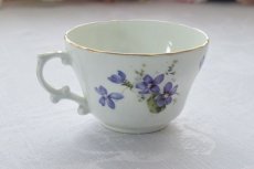 画像4: アンティーク陶磁器 ハマースレイ　ヴィクトリアンバイオレット　カップ＆ソーサー (4)