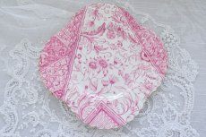 画像4: 一ランク上のアンティーク陶磁器  ワイルマン ピンク アレクサンドラ Dolly Varden パターントリオセット (4)