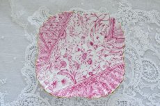 画像11: 一ランク上のアンティーク陶磁器  ワイルマン ピンク アレクサンドラ Dolly Varden パターントリオセット (11)