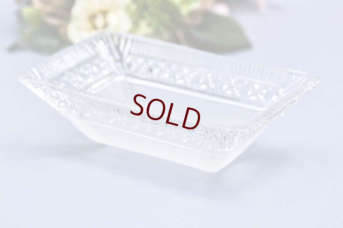 画像9: アンティークシルバー、アンティーク銀器、シルバープレート製 　ヴィクトリア時代後期　 カットグラス　ジャムディッシュ (9)