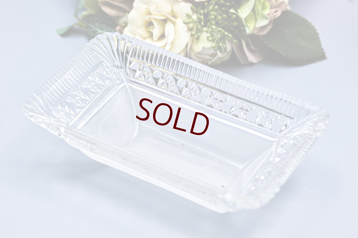 画像12: アンティークシルバー、アンティーク銀器、シルバープレート製 　ヴィクトリア時代後期　 カットグラス　ジャムディッシュ (12)