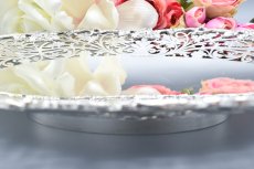 画像5: アンティークシルバー、アンティーク銀器、純銀製(925)　スクロールと葡萄の透かし細工 センターピース (5)