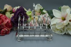 画像2: アンティークシルバー　アンティーク銀器　純銀製（925）1862年　ビクトリアン　 トーストラック (2)