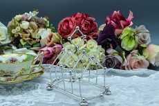 画像4: アンティークシルバー　アンティーク銀器　純銀製{925) 1905年 Christopher Dresser スタイル トーストラック (4)