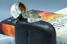 画像7: アンティークシルバー、アンティーク銀器、純銀製(925) 1898年 シルバー&レザー ヒップフラスク (7)