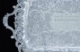 画像4: アンティークシルバー、アンティーク銀器、純銀製(925) 1830年 リージェンシー 希少特級  美彫刻 透かし細工　中型トレイ