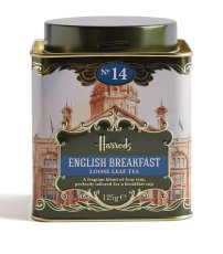 画像1: Harrods  Tea ハロッズ  NO.14イングリッシュブレックファスト125g、NO.42アールグレイ 125g　ティー２点セット (1)