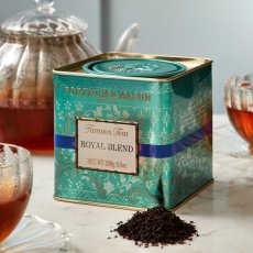 画像1: フォートナム＆メイソン  F&M化粧箱入り ロイヤルブレンド250g、アールグレイクラシック250g　フルサイズキャディー２点セット (1)