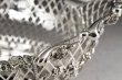 画像6: 純銀製（９２５）　特級　総透かし細工　リボンとバラのガーランド　装飾　バスケット