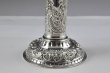 画像8: 純銀製（925）１８９４年　ハンドメイド＆チェイスド　キャンドルスティックス　ペア